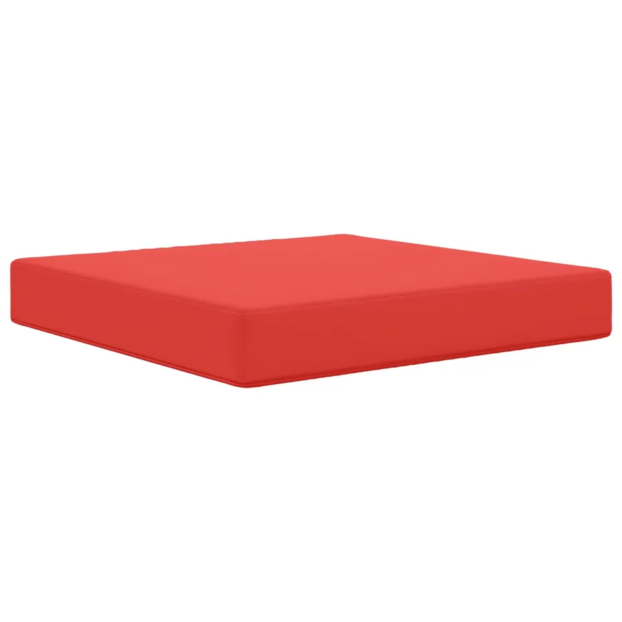 Coussin de canapé d'extérieur Rouge 60 x 60 x 8 cm Polyester - 2