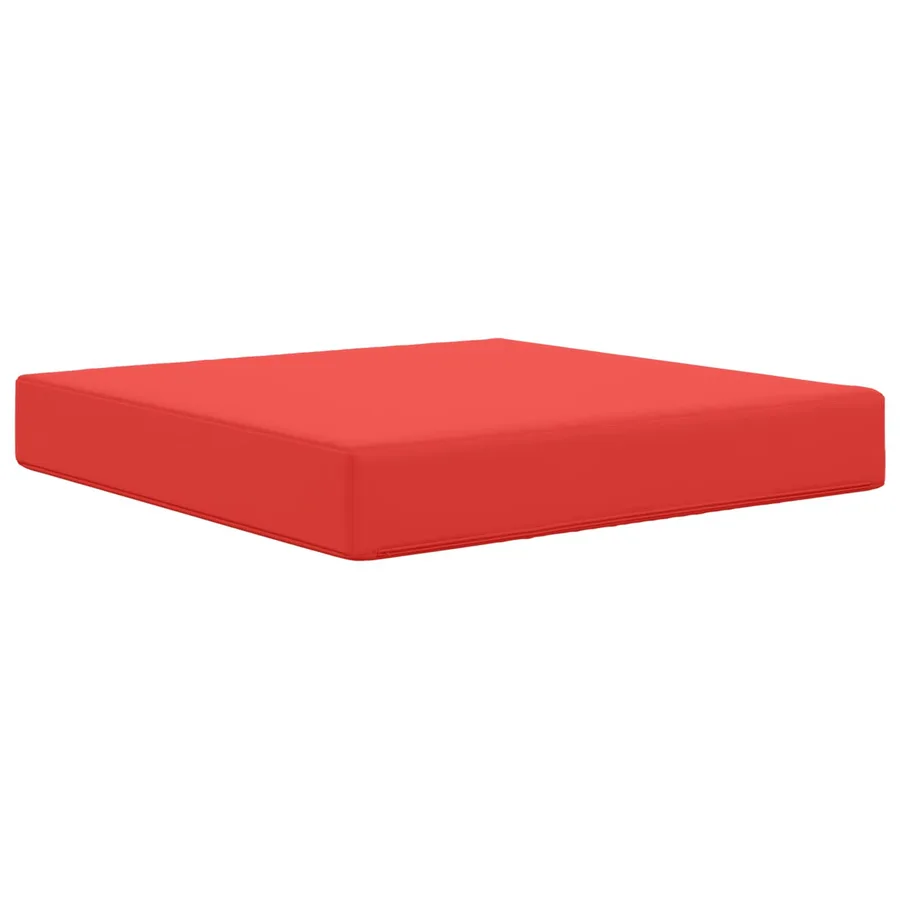 Coussin de canapé d'extérieur Rouge 60 x 60 x 8 cm Polyester - 5