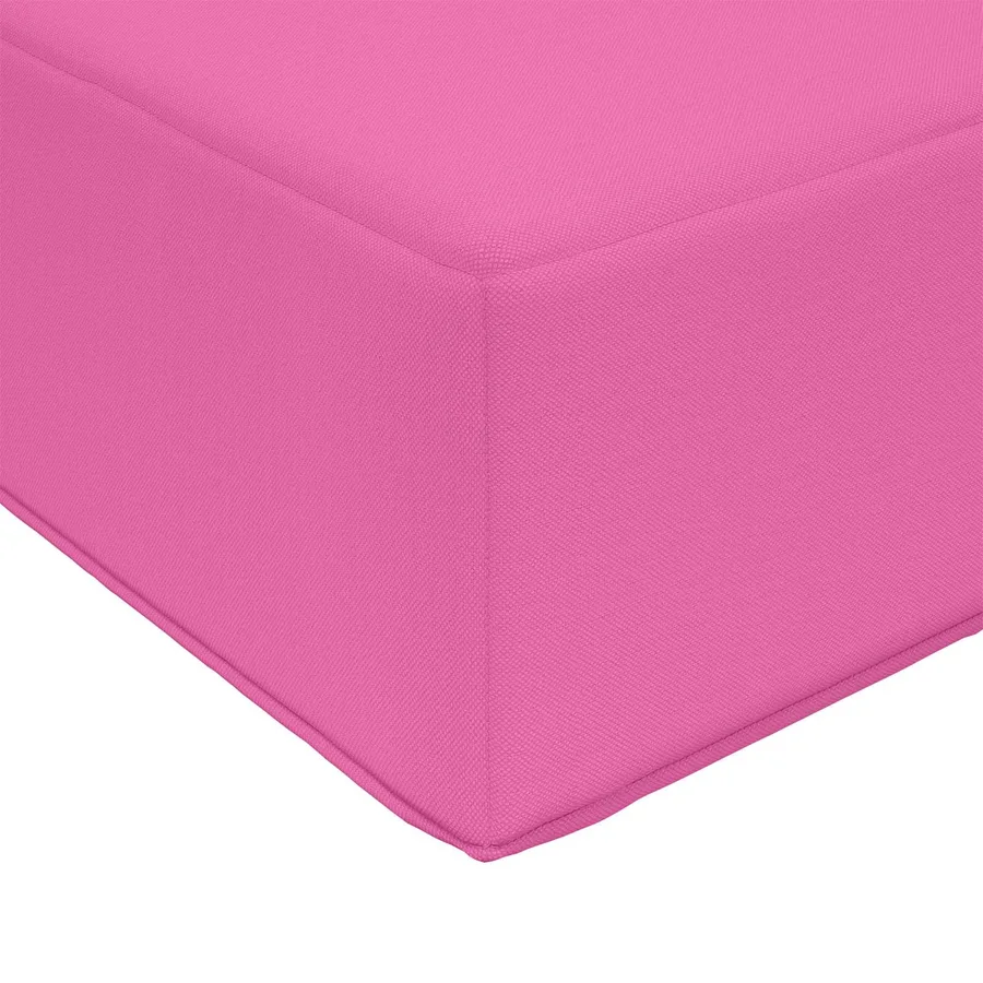 Coussin de canapé d'extérieur Rose 60 x 60 x 8 cm Polyester - 6