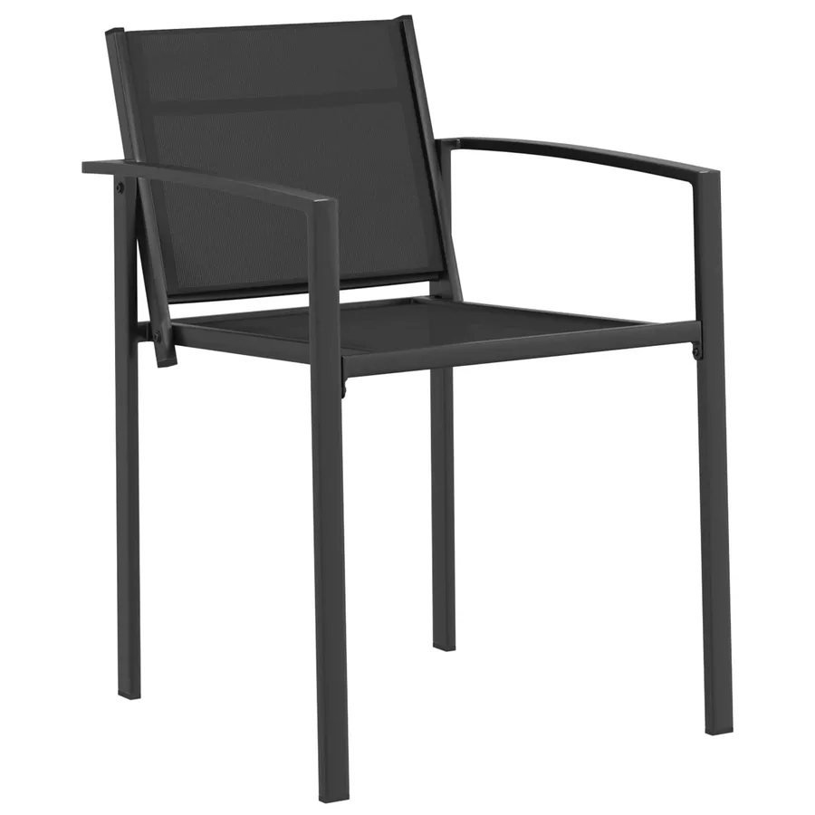 Ensemble de meubles d'extérieur 5 pcs Noir et anthracite - 4
