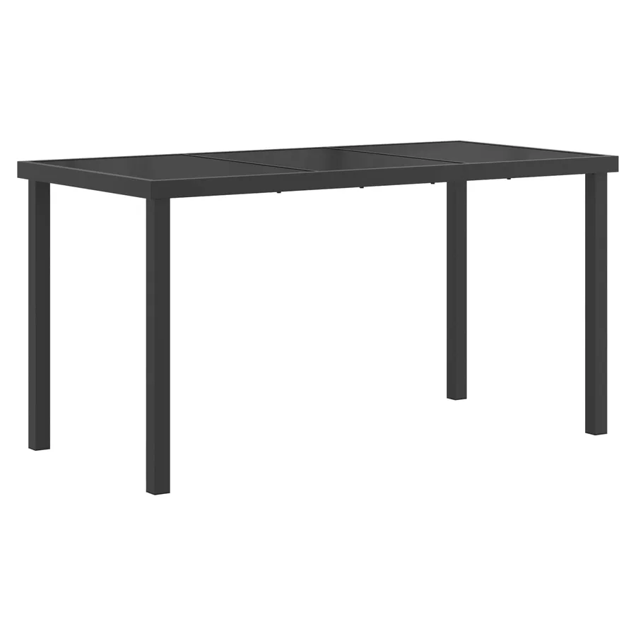 Ensemble de meubles d'extérieur 5 pcs Noir et anthracite - 5