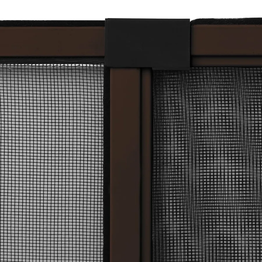 Moustiquaire extensible pour fenêtres Marron (100-193)x75 cm - 8