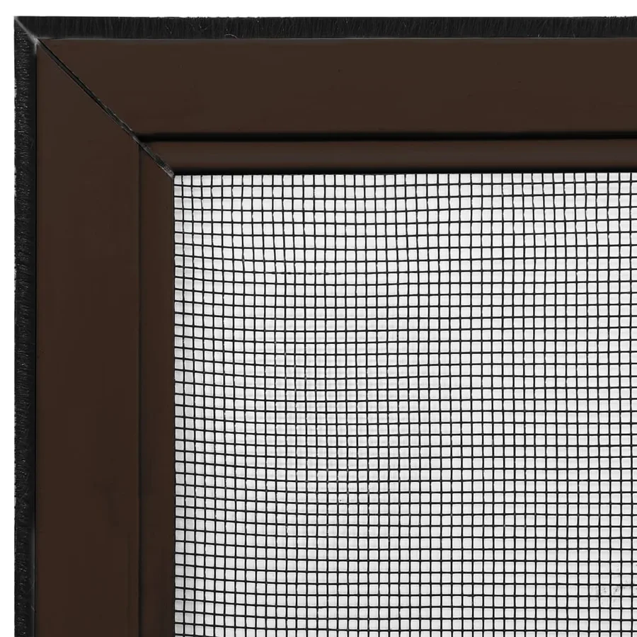 Moustiquaire extensible pour fenêtres Marron (100-193)x75 cm - 9