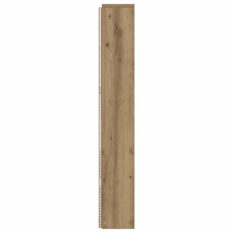 Cabinet de Tête de Lit avec LED Chêne Artisanal - 6