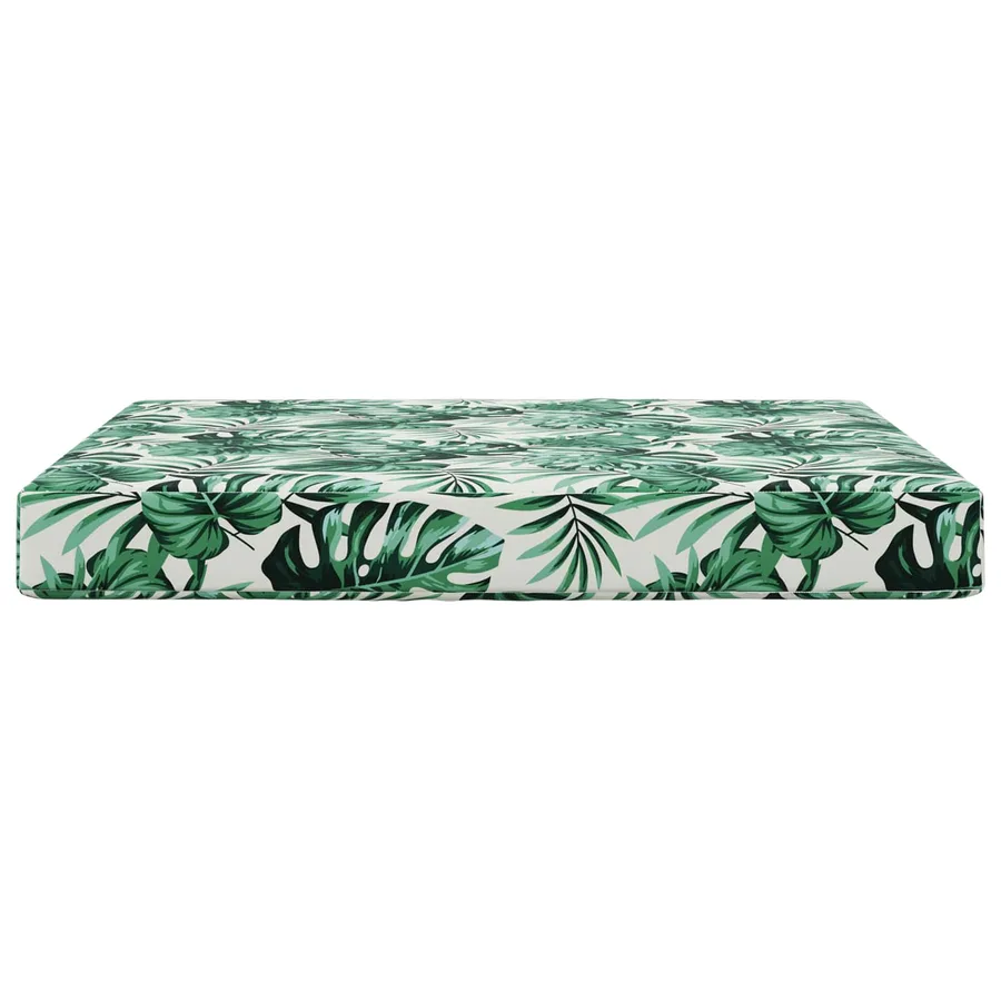 Coussin de canapé d'extérieur Motif feuille 80 x 80 x 8 cm - 4