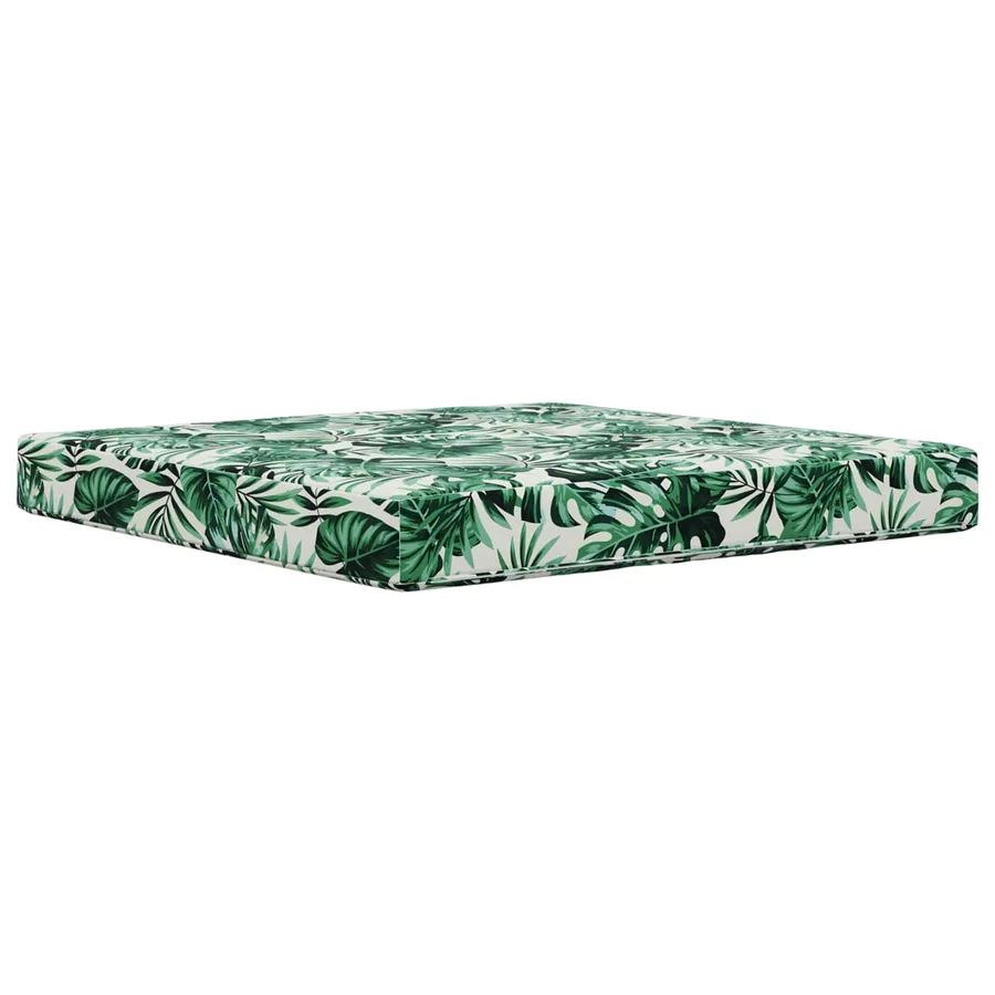 Coussin de canapé d'extérieur Motif feuille 80 x 80 x 8 cm - 5