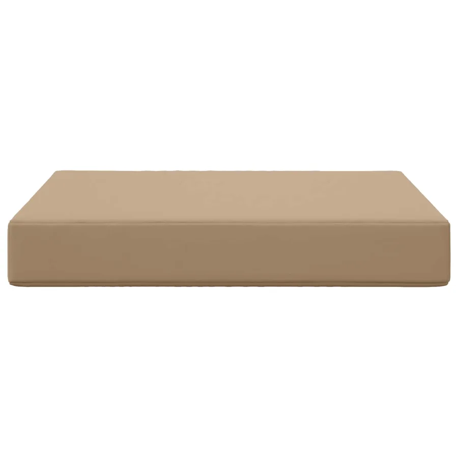 Coussin de canapé d'extérieur Taupe 60 x 60 x 8 cm Polyester - 4