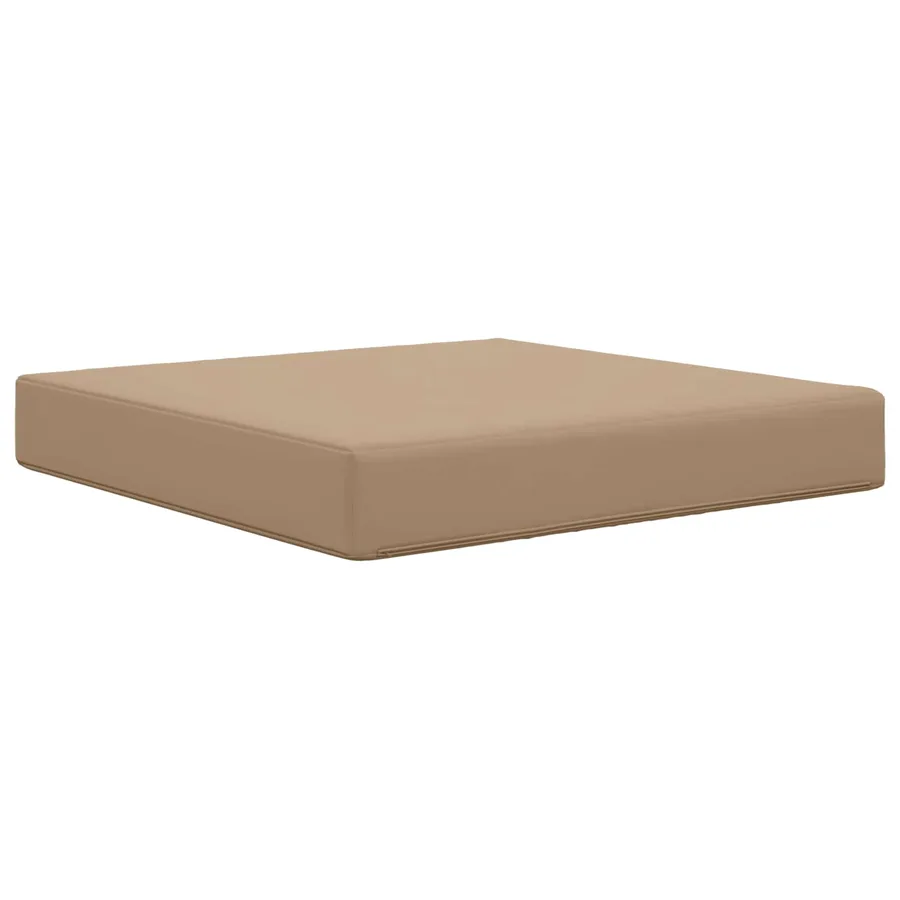 Coussin de canapé d'extérieur Taupe 60 x 60 x 8 cm Polyester - 5