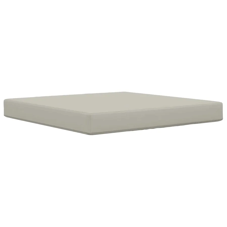 Coussin de canapé d'extérieur Gris 80 x 80 x 8 cm Polyester - 2