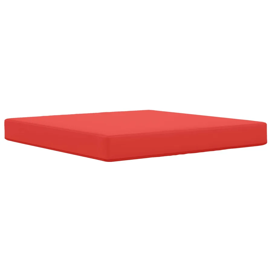 Coussin de canapé d'extérieur Rouge 80 x 80 x 8 cm Polyester - 2