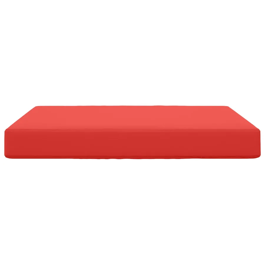 Coussin de canapé d'extérieur Rouge 80 x 80 x 8 cm Polyester - 4