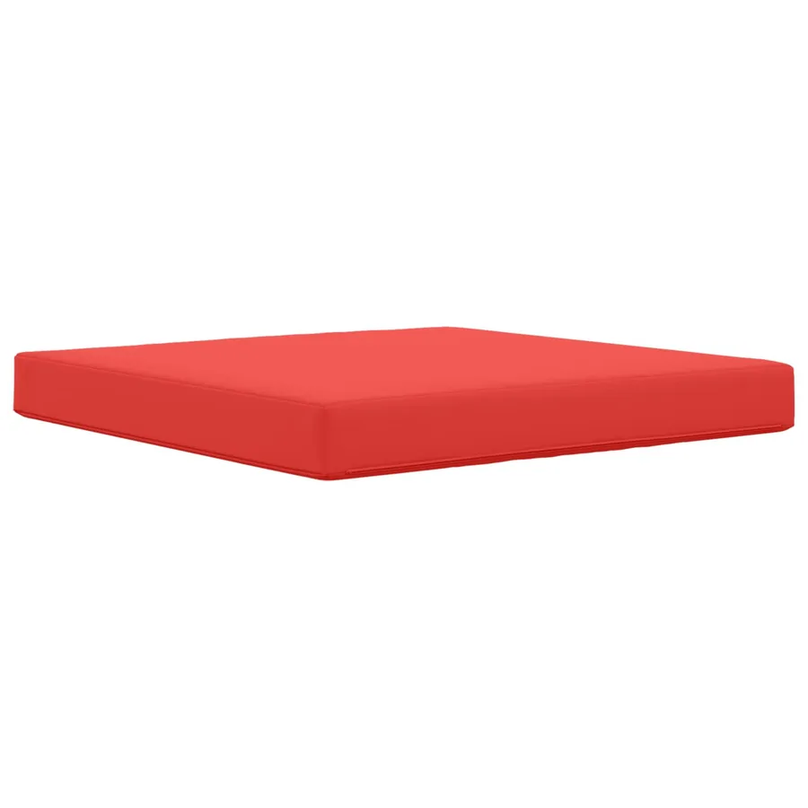Coussin de canapé d'extérieur Rouge 80 x 80 x 8 cm Polyester - 5