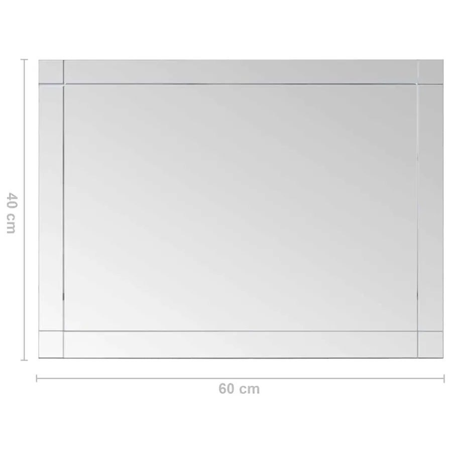 Miroir mural 60x40 cm Verre - 6