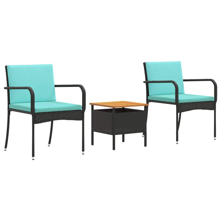 Ensemble de jardin avec coussin acier - 2