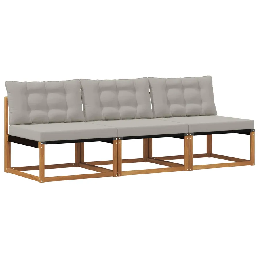 3 Pièce Sofa de milieu extérieur - 2