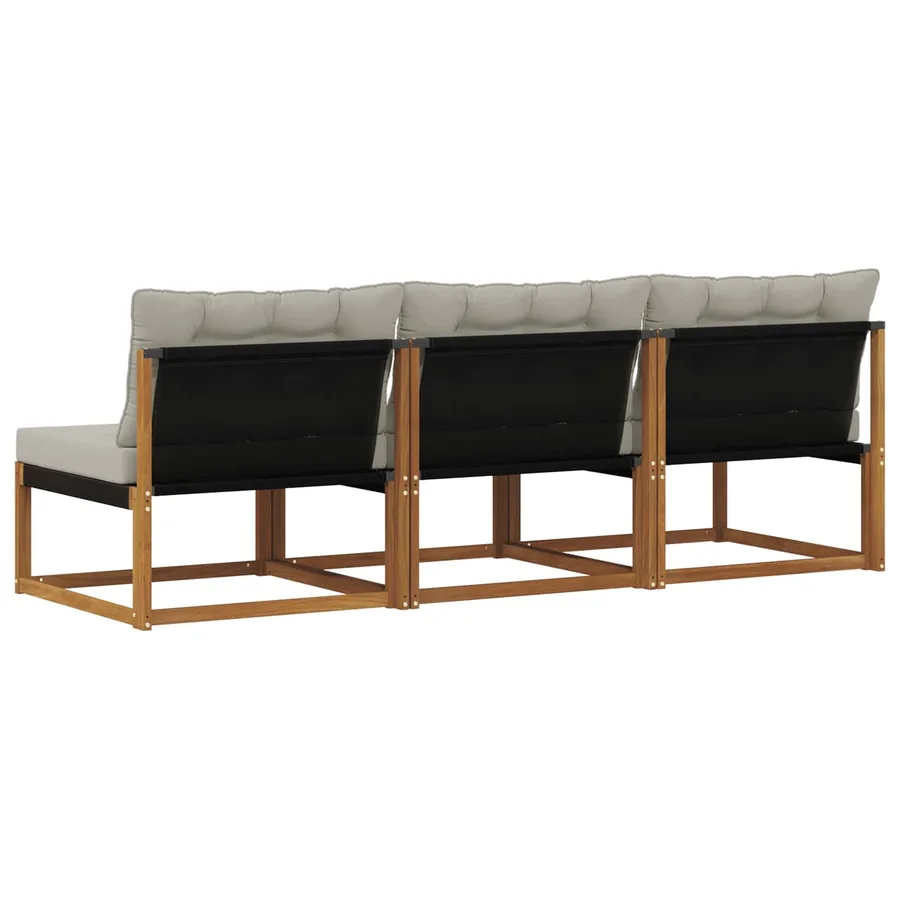 3 Pièce Sofa de milieu extérieur - 6