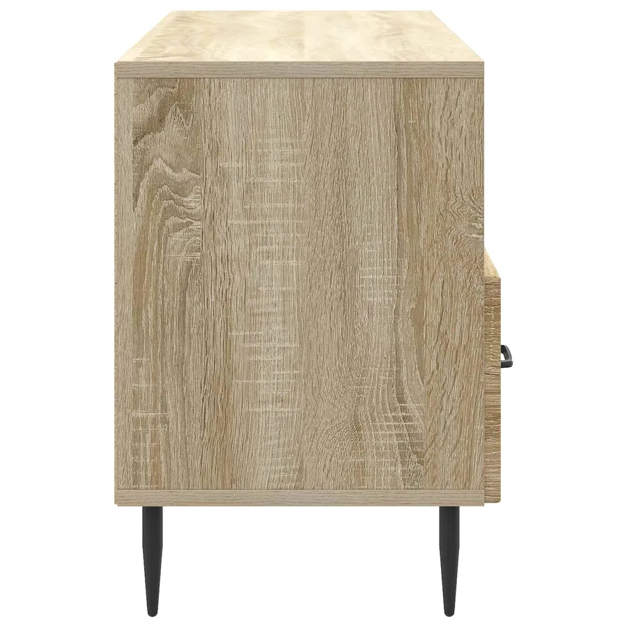 Meuble TV Chêne Sonoma 102 x 34,5 x 50 cm Bois d'ingénierie - 7