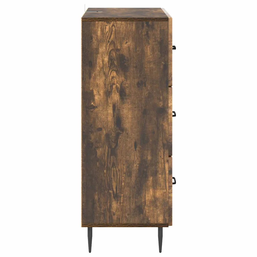 Armoire à tiroirs Chêne fumé 66 x 34,5 x 89,5 cm - 7