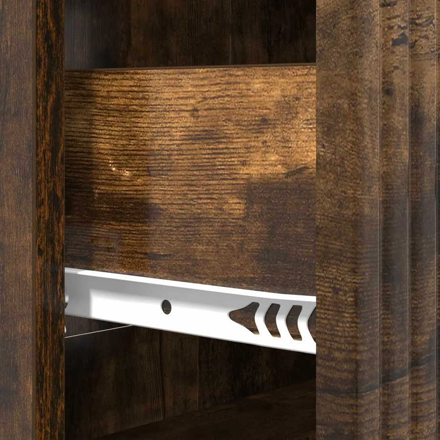 Armoire à tiroirs Chêne fumé 66 x 34,5 x 89,5 cm - 8