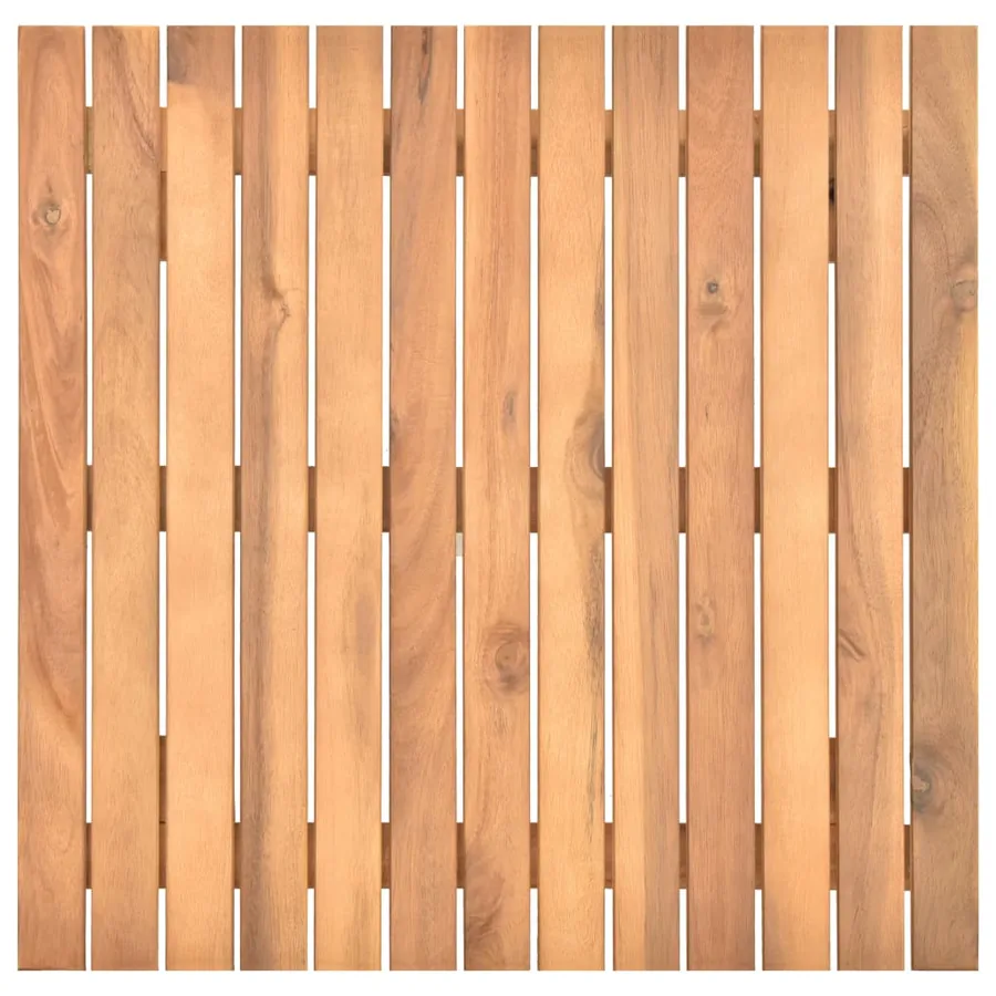 Table basse de jardin 60x60x36 cm Bois solide d'acacia - 3