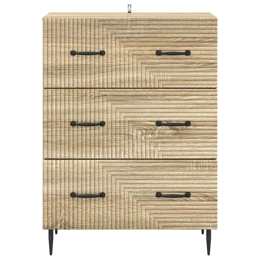 Armoire à tiroirs Chêne Sonoma 66 x 34,5 x 89,5 cm - 6