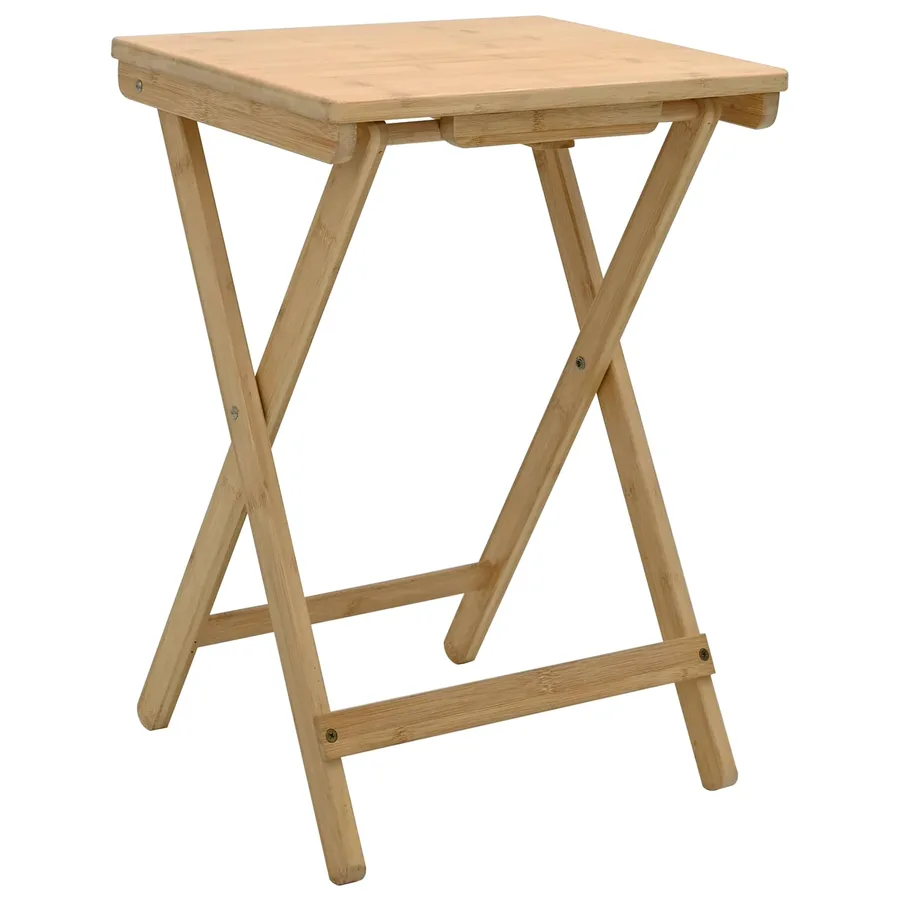 Table de cuisine Naturel 40 x 30 x 53,5 cm Bambou - 2