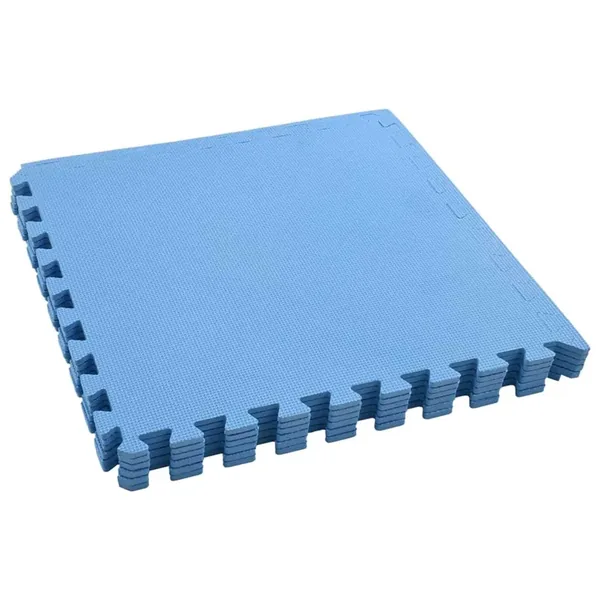 Tapis de sol de piscine 6 pcs Bleu 2,16 ㎡ Mousse EVA