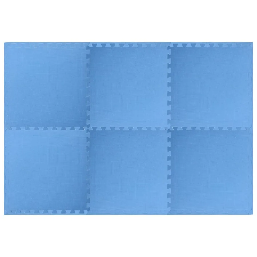 Tapis de sol de piscine 6 pcs Bleu 2,16 ㎡ Mousse EVA - 5