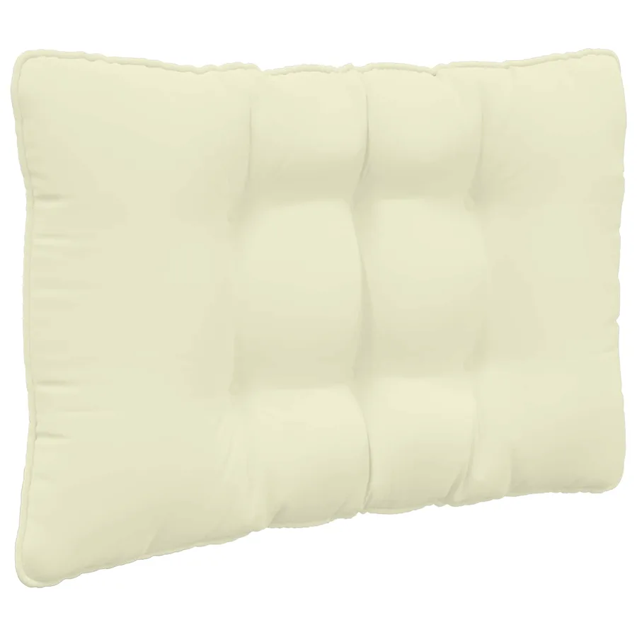 Coussin de canapé d'extérieur Polyester Crème 80 x 43 x 10 cm - 5