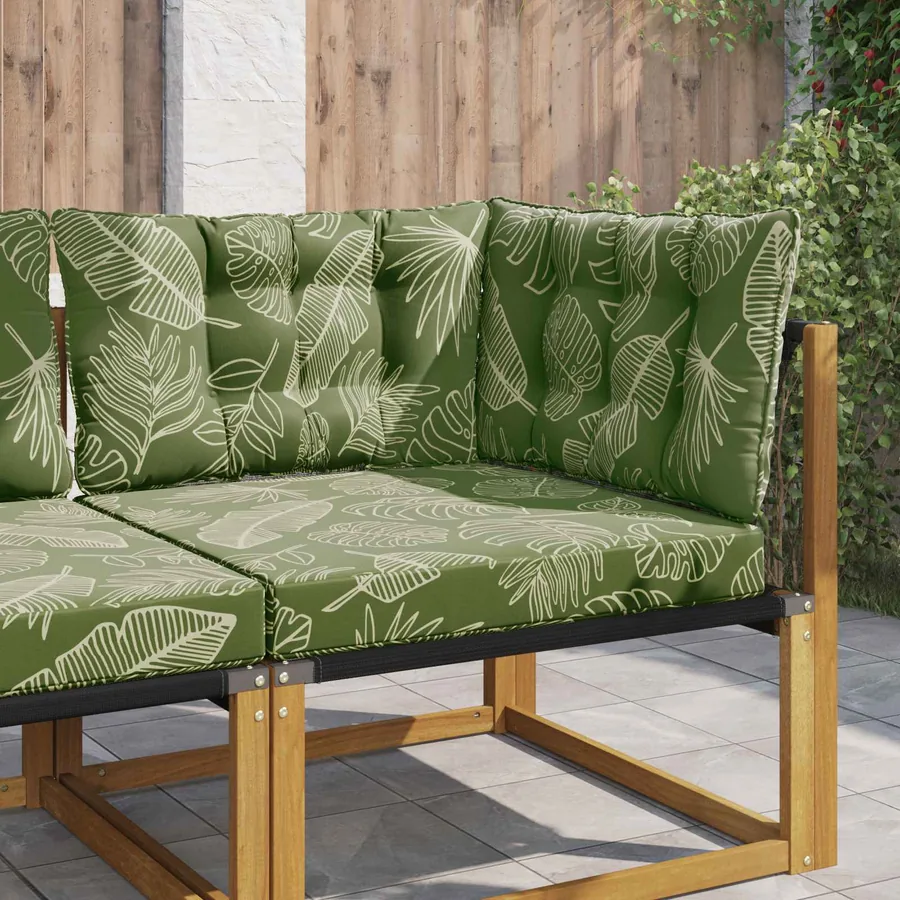 Coussin de canapé d'extérieur Polyester Modèle feuille
