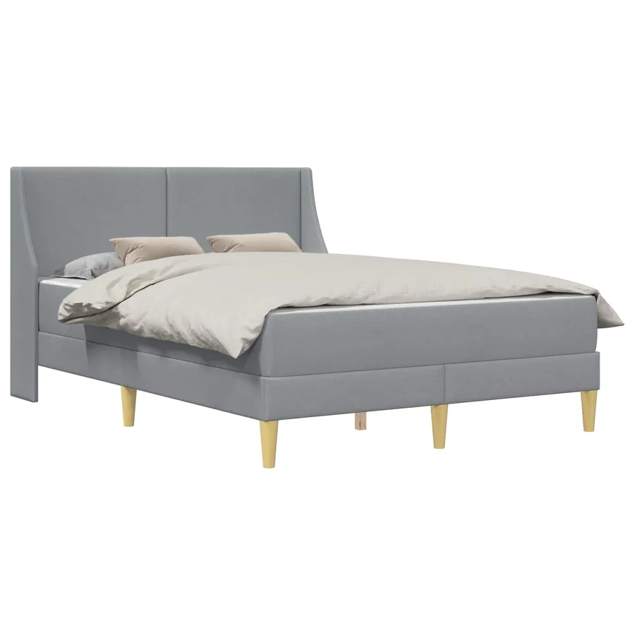 Cadre de lit avec matelas avec tête de lit Polyester - 2