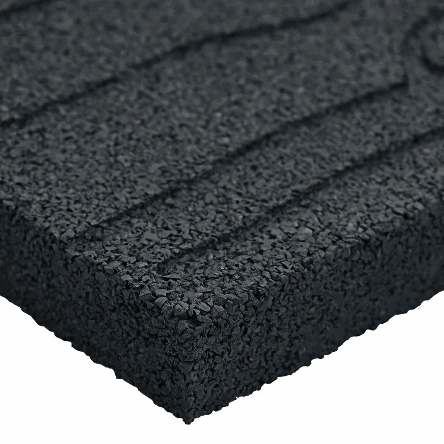 Pierre de marchage 6 pcs Noir 60,5 x 25 x 2 cm Caoutchouc - 7