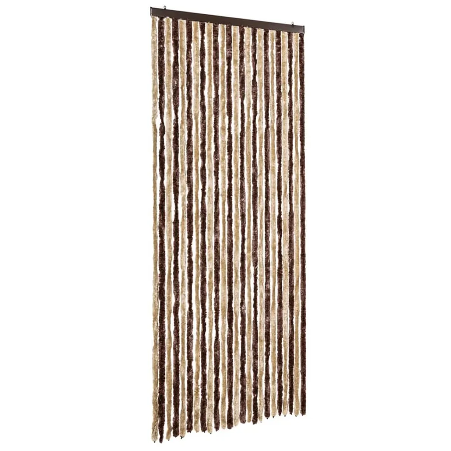 Moustiquaire Beige et marron clair 100x220 cm Chenille - 2