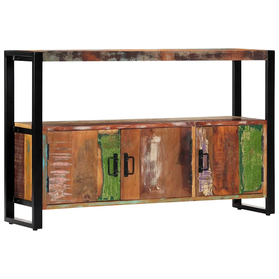 Buffet 120x30x75 cm Bois de récupération solide - 10