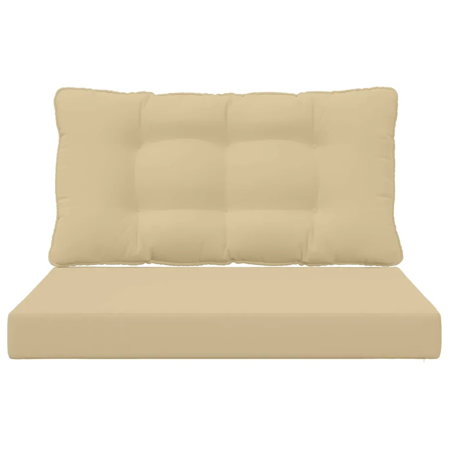 Coussin de canapé d'extérieur Polyester Beige 80 x 68,5 x 8 cm - 6