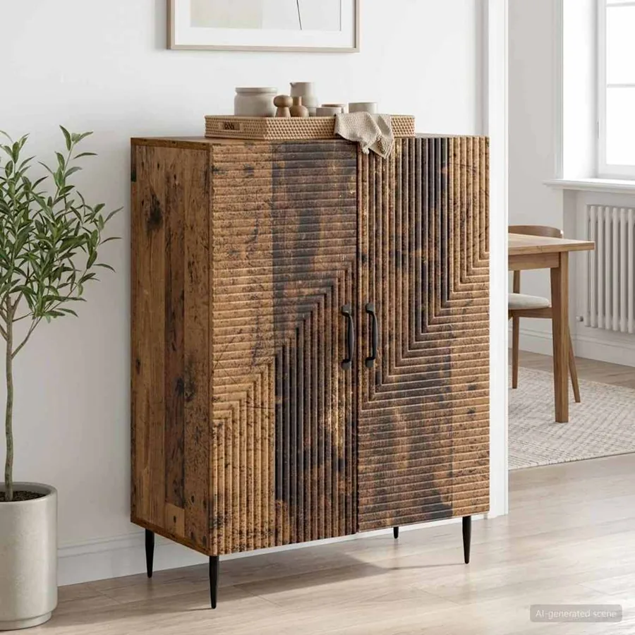 Buffet Bois ancien 66 x 34,5 x 89,5 cm Bois d'ingénierie