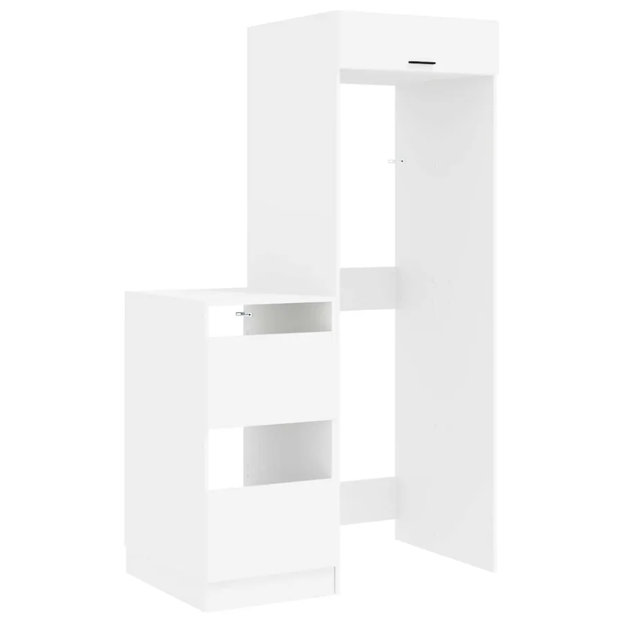 Ensemble de meubles de rangement pour la buanderie 2 pc Blanc - 2