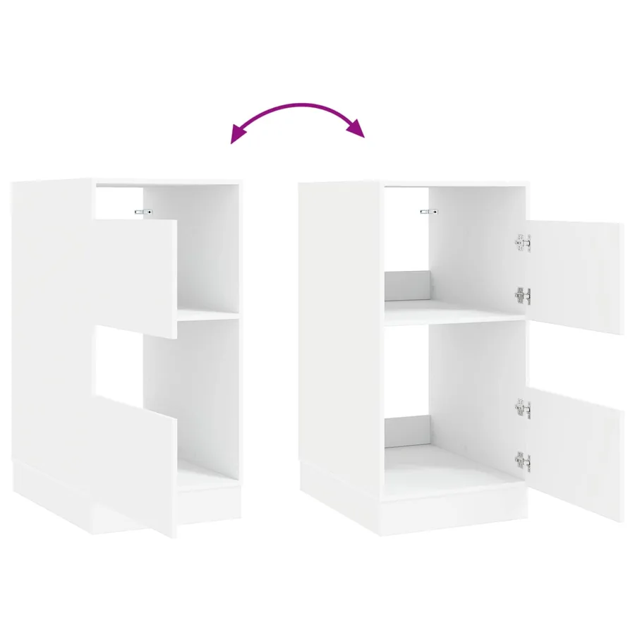Ensemble de meubles de rangement pour la buanderie 2 pc Blanc - 8