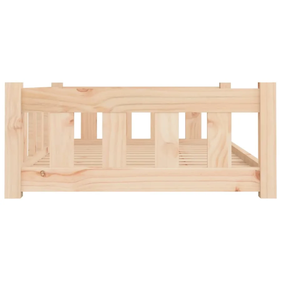 Lit pour chien 95,5x65,5x28 cm bois de pin solide - 5