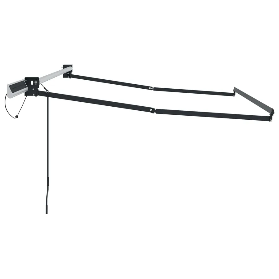 Cadre de store rétractable électrique Anthracite 3 x 2 m Acier - 4