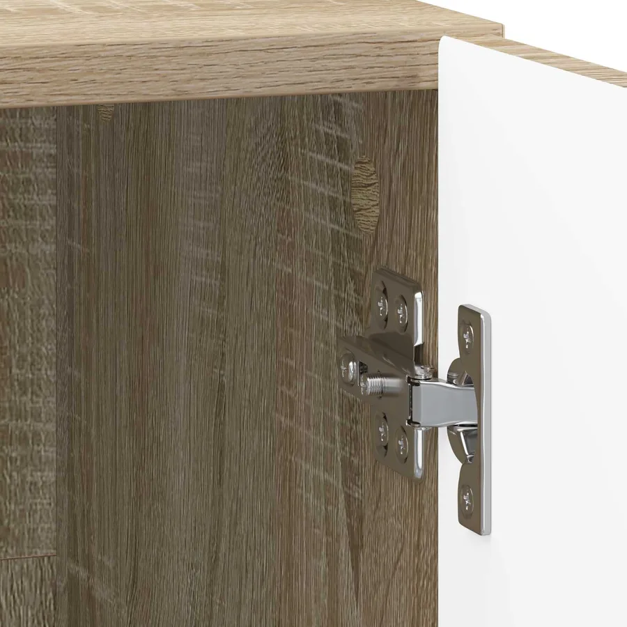 Cabinet de chevet 2 pcs Chêne Sonoma 43 x 34,5 x 50 cm - 11