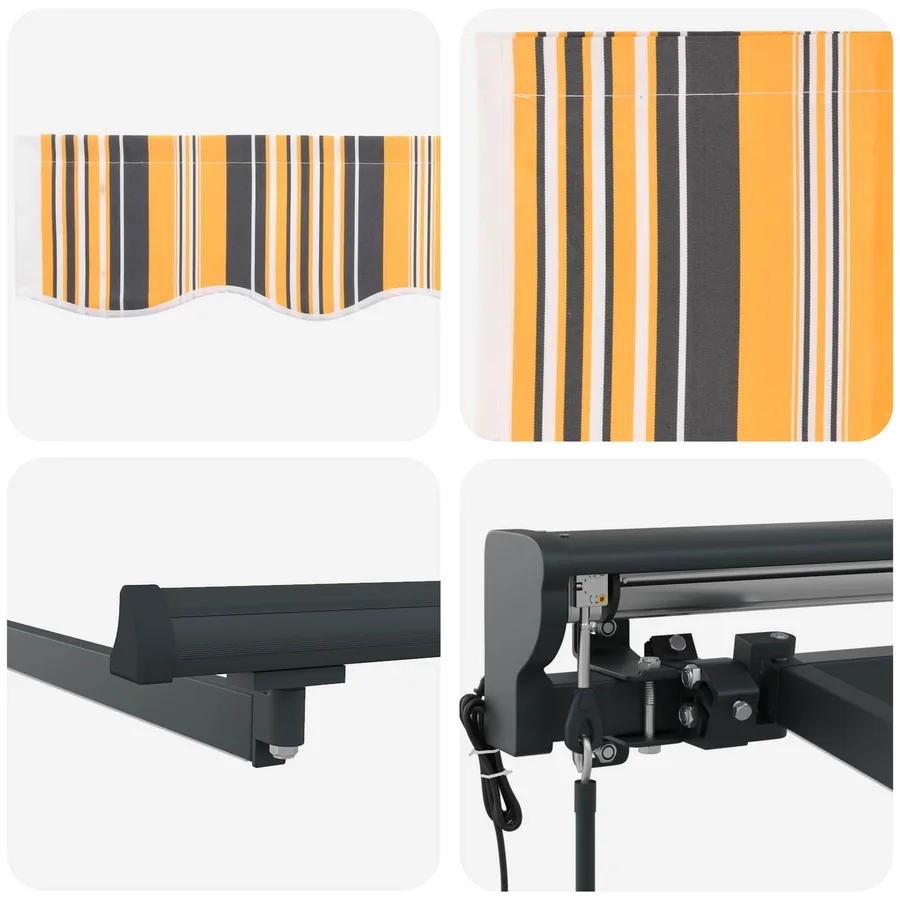 Auvent rétractable électrique 3,5 x 2,5 m - 9