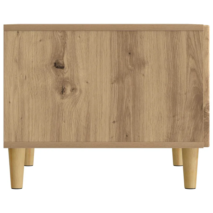 Table basse Chêne artisanal 49 x 50 x 40 cm Bois d'ingénierie - 6