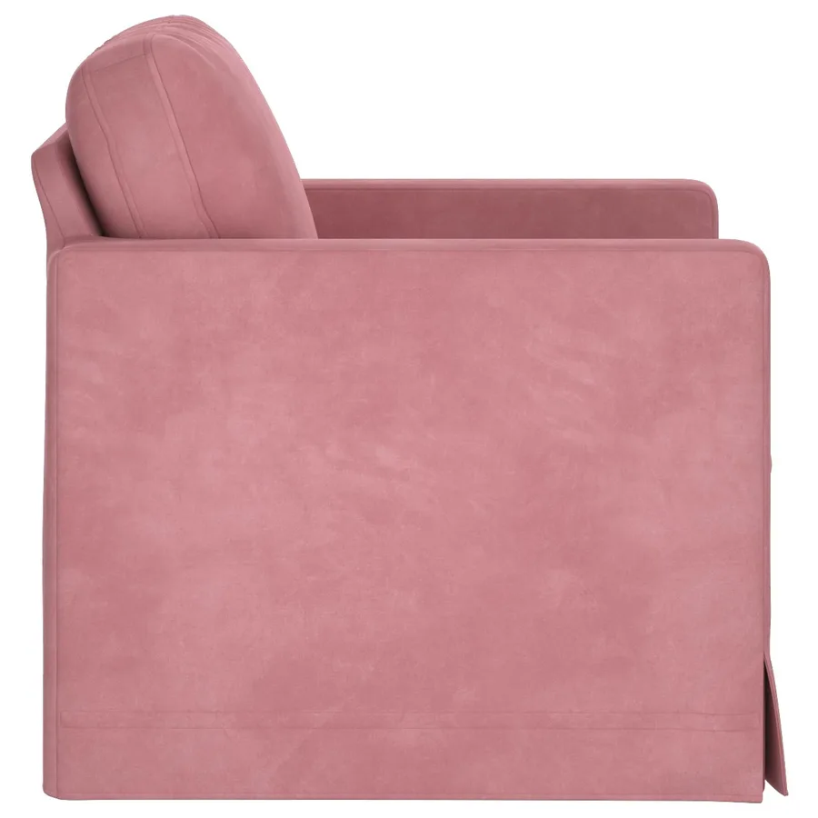 Canapé Rose 78 x 78 x 80 cm Velours - 5