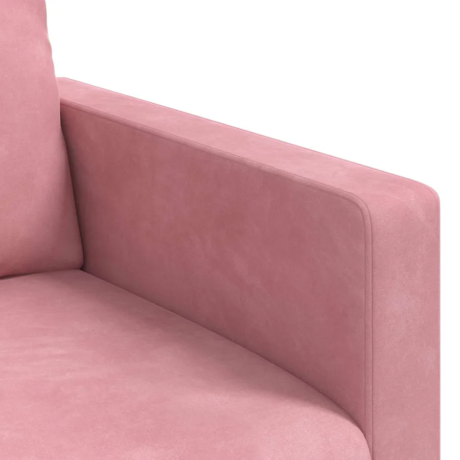 Canapé Rose 78 x 78 x 80 cm Velours - 7