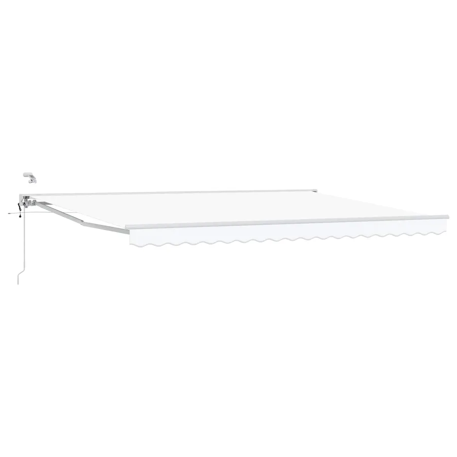 Auvent rétractable électrique Blanc 4,5 × 3 m - 2