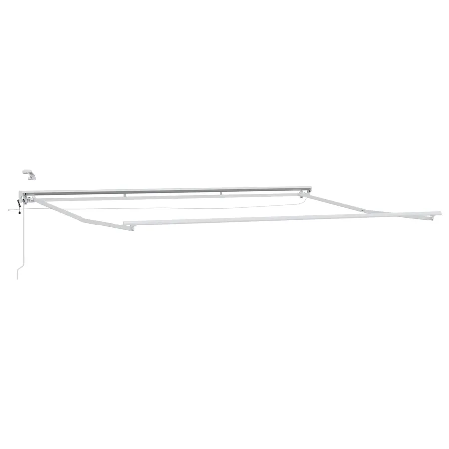 Auvent rétractable électrique Blanc 4,5 × 3 m - 4