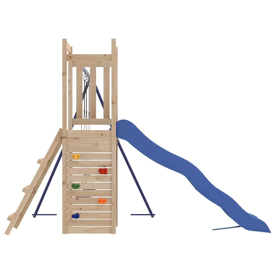 Aire de jeux d'extérieur bois de pin massif - 4
