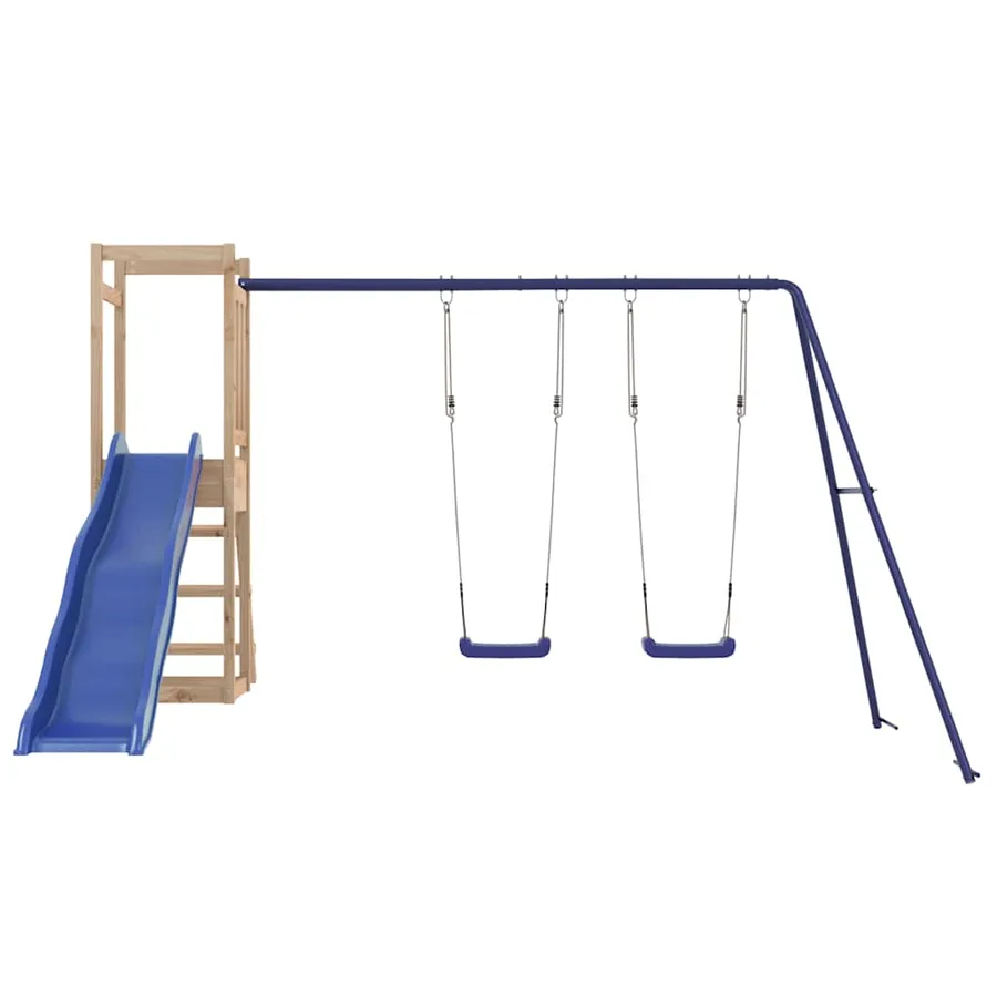 Aire de jeux d'extérieur bois de pin massif - 7
