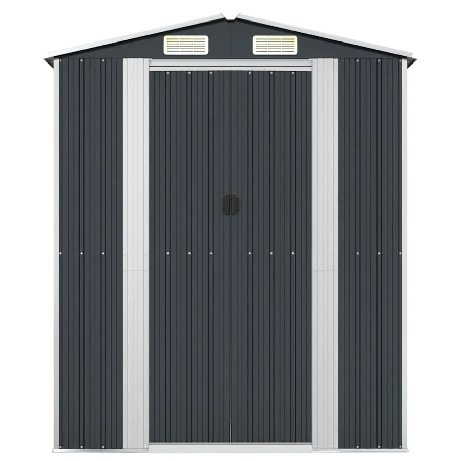 Abri de jardin Anthracite 192x108x223 cm Métal galvanisé - 3